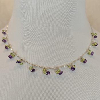 Amethyst Peridot Necklace