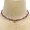 Amethyst Necklace w/Heart Pendant