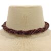 5 Strand Garnet Bead Choker