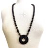 Black Onyx w/Pi Pendant Necklace