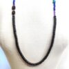 Lapis, Hematite, Turquoise, Amethyst Necklace 35" - Image 3