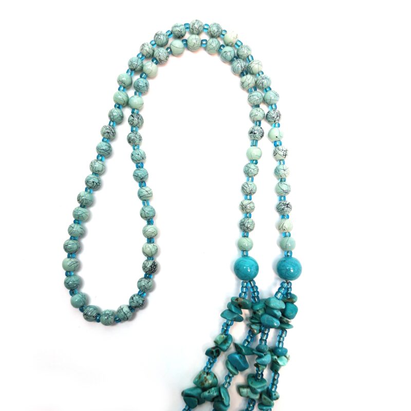 Semi Precious Necklace w/Pi Pendant - Image 5