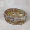 Shell Box in Gold & Silver Tone Metal