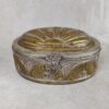 Shell Box in Gold & Silver Tone Metal - Image 3