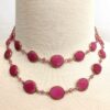 Ruby & Pink Sapphire Vermeil Necklace