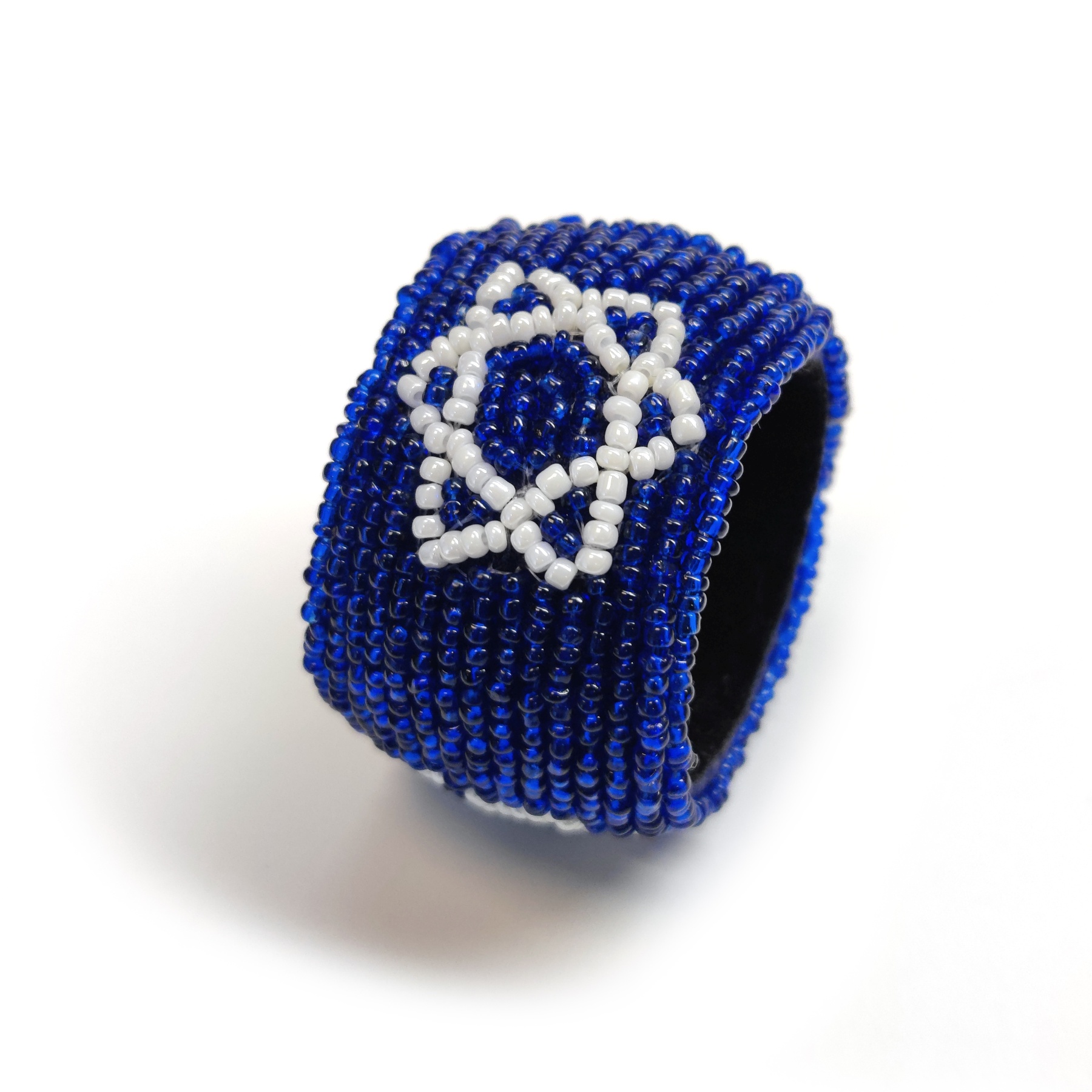 Set of 4 Beaded Napkin Rings