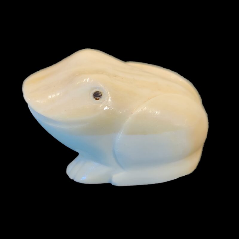 Hand Carved Frog Netsuke - Image 2