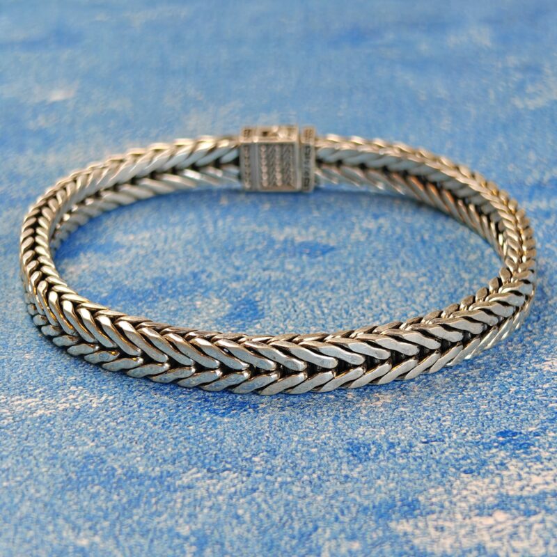 Sterling Silver Weave Bracelet